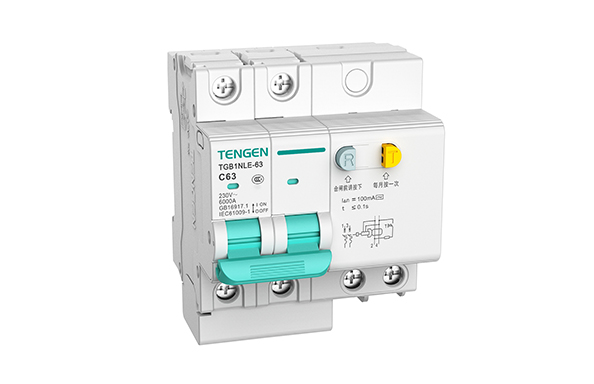 Aptomat chống dòng rò quá tải RCBO TGB1NLE-63